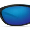 Costa Del Mar Costa Hammerhead Shiny Black Frame W/ Blue Mirror Lens 580P