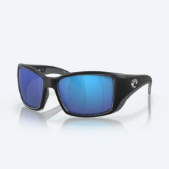 Costa Del Mar Costa Blackfin 580G Matte Black Frame Blue Mirror Lens
