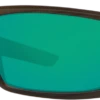 Costa Del Mar Costa Men's Rafael Matte Olive Teak Frame W/ Green Mirror Lens 580P
