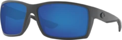 Costa Del Mar Costa Men's Reefton Matte Gray Frame W/ Blue Mirror Lens 580G