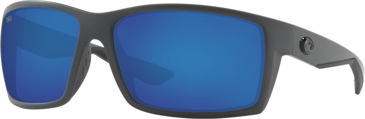 Costa Del Mar Costa Men's Reefton Matte Gray Frame W/ Blue Mirror Lens 580G 1 Costa Del Mar Costa Men's Reefton Matte Gray Frame W/ Blue Mirror Lens 580G