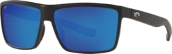 Costa Del Mar Costa Men's Rinconcito Matte Black Frame W/ Blue Mirror Lens 580P