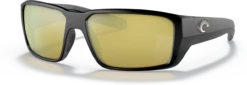 Costa Del Mar Costa Men's Fantail PRO Matte Black Frame W/ Sunrise Silver Lens 580G