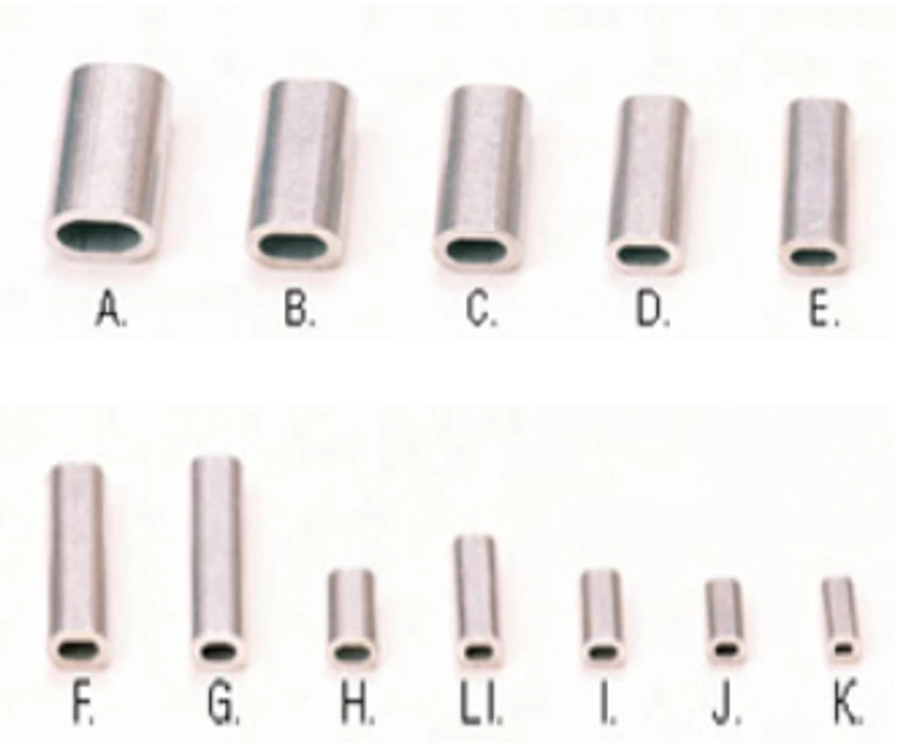 Jinkai Crimping Sleeves 50pk 1 Jinkai Crimping Sleeves 50pk