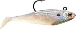Tsunami Holographic Swim Shad - Pearl/Spot