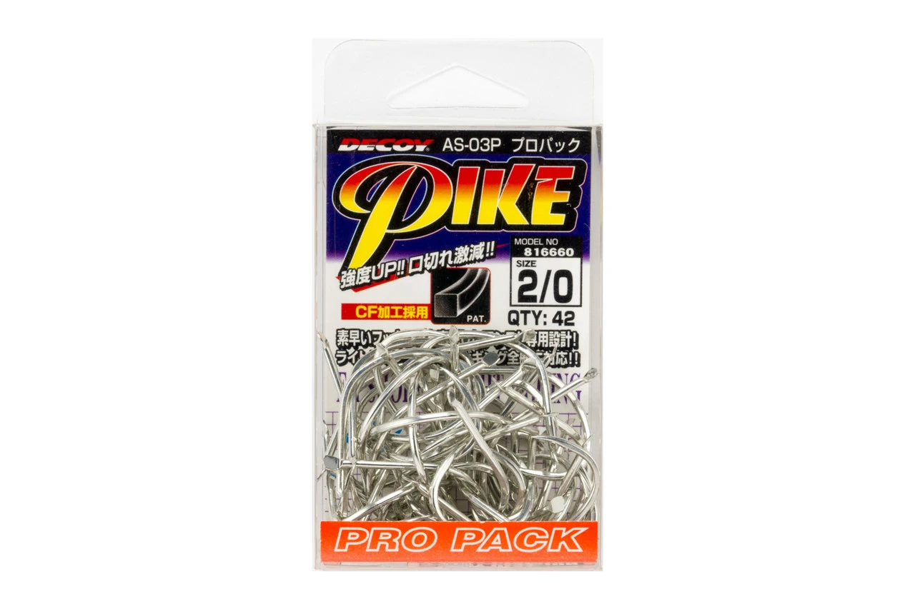 Decoy Pike Single Hooks AS-03P 1 Decoy Pike Single Hooks AS-03P