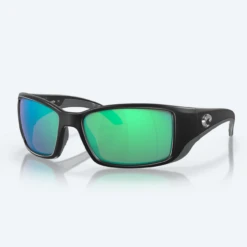 Costa Del Mar Costa Blackfin 580G Matte Black Frame Green Mirror Lens