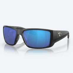Costa Del Mar Costa Blackfin Pro 580G Matte Black Frame Blue Mirror Lens