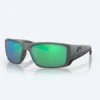 Costa Del Mar Costa Blackfin Pro 580G Matte Gray Frame Green Mirror Lens