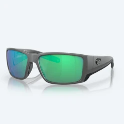 Costa Del Mar Costa Blackfin Pro 580G Matte Gray Frame Green Mirror Lens