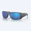 Costa Del Mar Costa Blackfin Pro 580G Matte Gray Frame Blue Mirror Lens