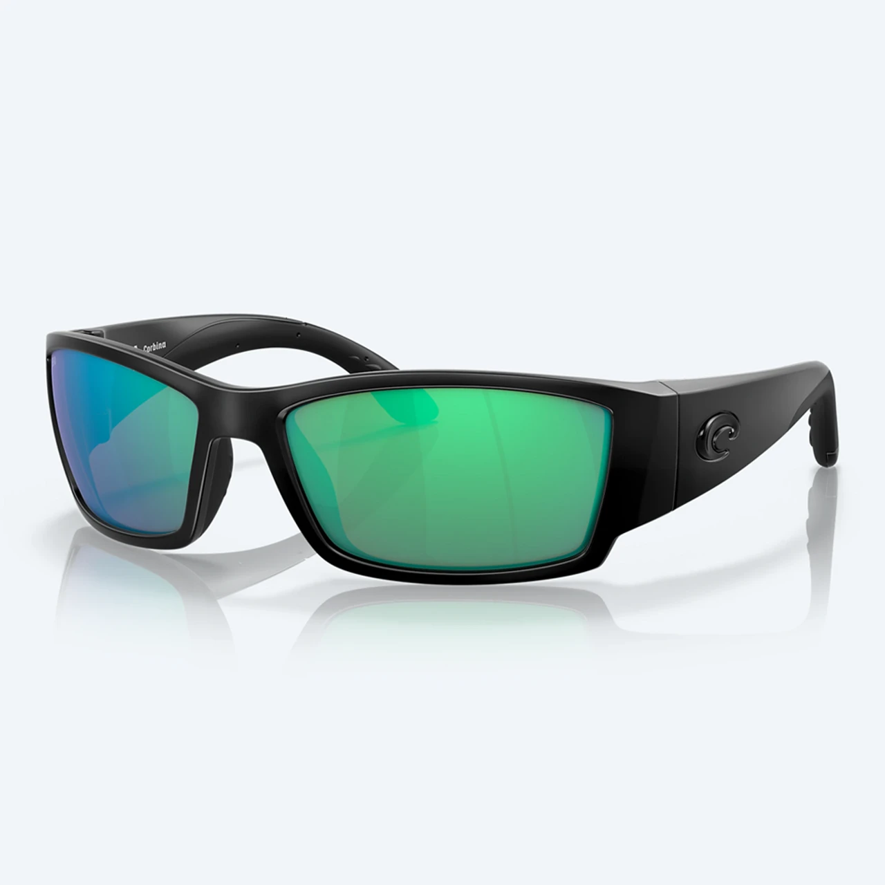 Costa Del Mar Costa Corbina 580G Blackout Frame Green Mirror Lens 1 Costa Del Mar Costa Corbina 580G Blackout Frame Green Mirror Lens