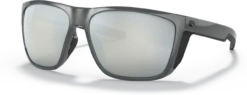 Costa Del Mar Costa Men's Ferg XL Shiny Gray Frame W/ Gray Silver Lens 580G