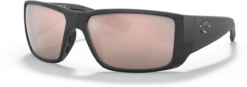 Costa Del Mar Costa Men's Blackfin PRO Matte Black Frame W/ Copper Silver Lens 580G