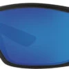 Costa Del Mar Costa Tuna Alley Blackout Frame W/ Blue Mirror Lens 580P