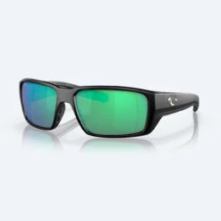 Costa Del Mar Costa Fantail Pro 580G Matte Black Frame Green Mirror Lens