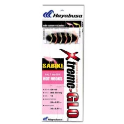 Hayabusa EX100 Sabiki®– Mix Shrimp – Glow Finish