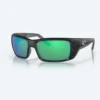Costa Del Mar Costa Permit 580G Matte Black Frame W/ Green Mirror Lens