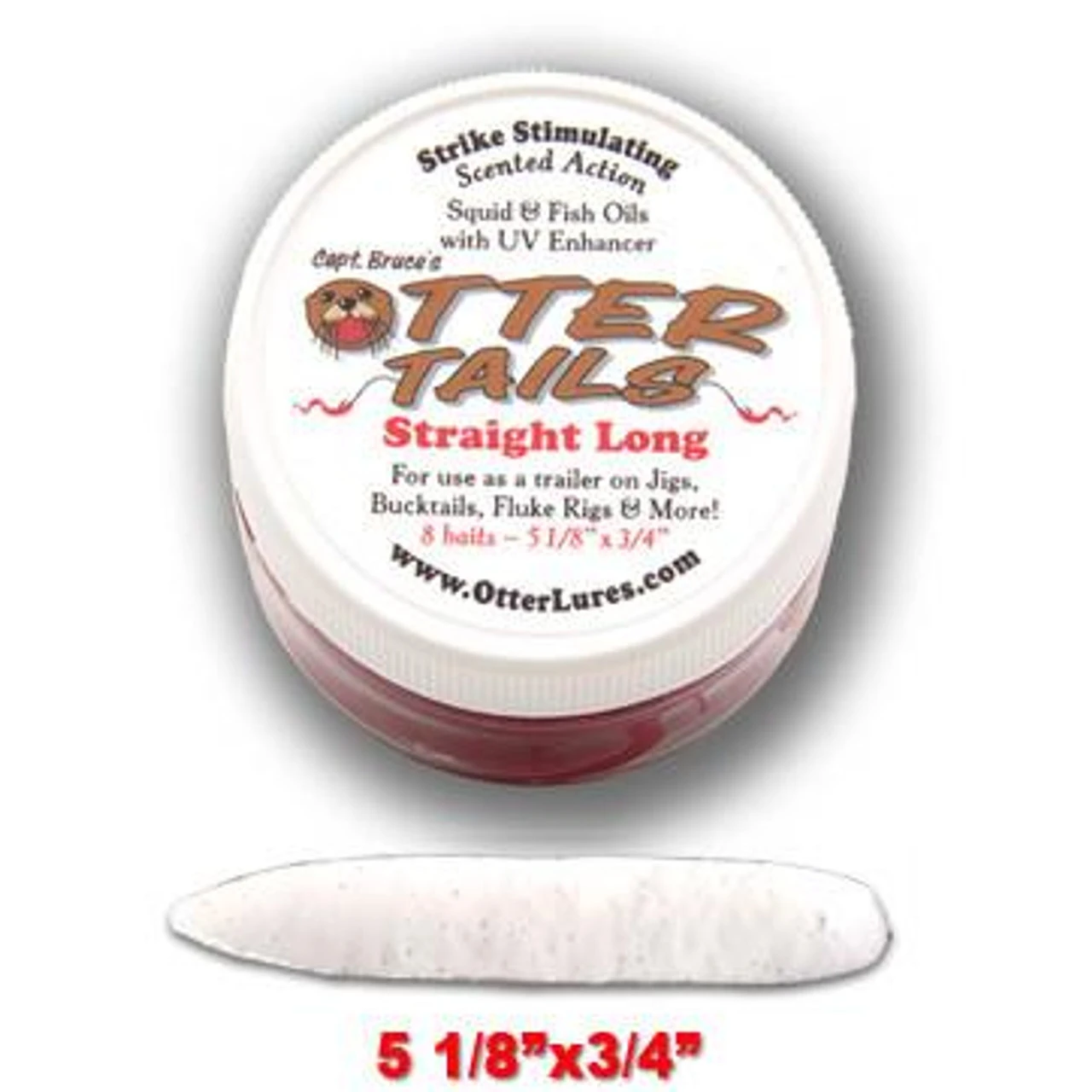 Capt. Bruce's Otter Tails Straight Long 1 Capt. Bruce's Otter Tails Straight Long